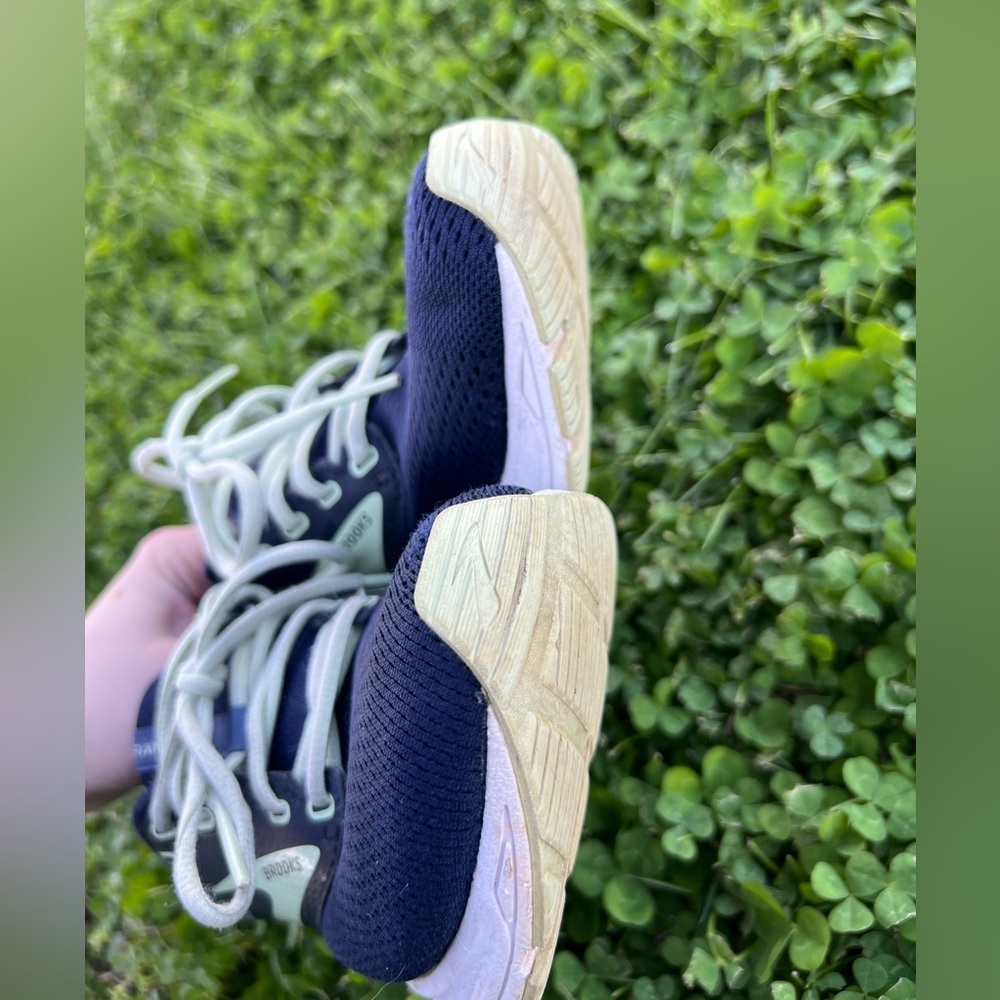 Brooks Range Woman’s Navy Blue & Green Running Athletic Outdoor Shoes Size 7.5 - Picture 3 of 12